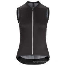 Summer Sleeveless Bicycle Jacket Cycling Vest for Women Custom Color Full Zip Bike Jersey
